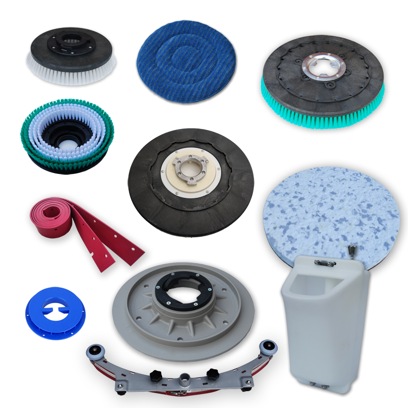 Floor Scrubber Polisher Attachment, Pad Drive, Carpet Brush, Scrubbing Brush